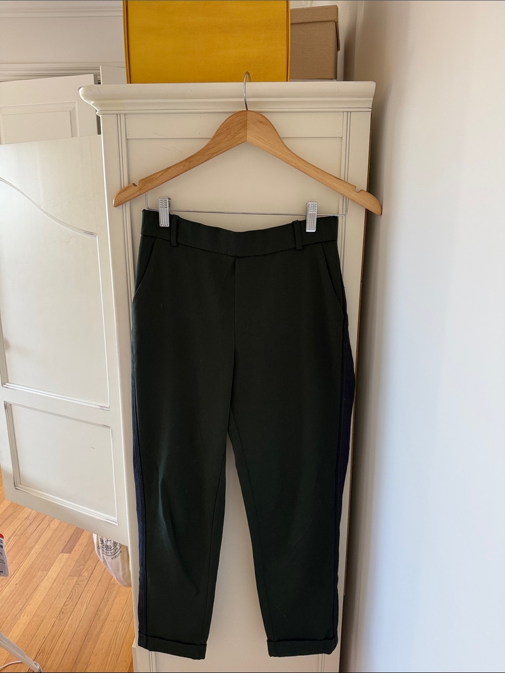 Zara Dark Green Dress Trousers - Classic Tailored Fit